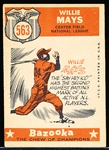 1959 Topps Baseball- #563 Willie Mays All Star