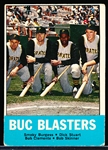 1963 Topps Bb- #18 Buc Blasters- Clemente