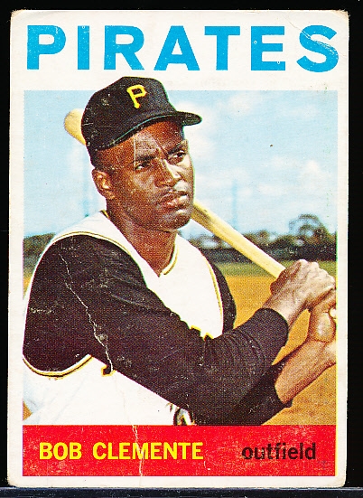 1964 Topps Bb- #440 Clemente, Pirates