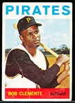 1964 Topps Bb- #440 Clemente, Pirates