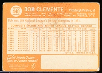 1964 Topps Bb- #440 Clemente, Pirates
