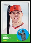 2012 Topps Heritage Bsbl. #207 Mike Trout, Angels