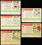 1955 Topps Bb- 5 Diff