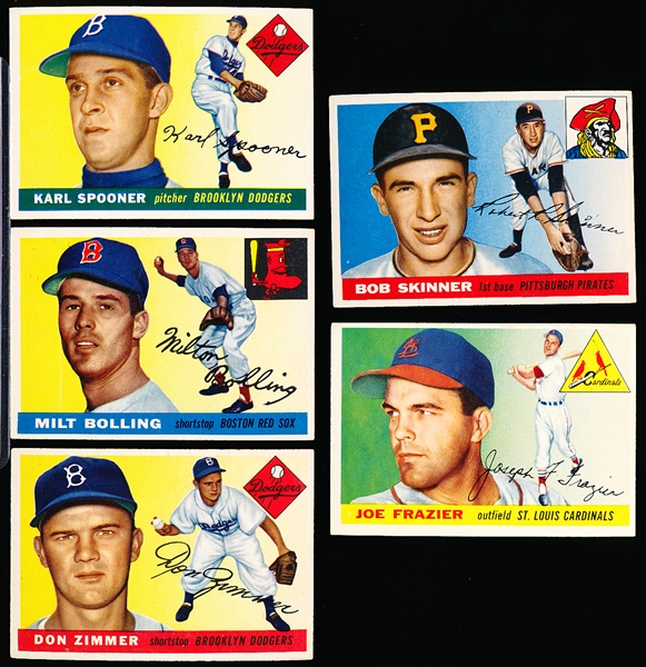 1955 Topps Bb- 5 Diff