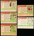 1955 Topps Bb- 5 Diff