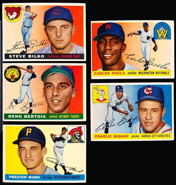 1955 Topps Bb- 5 Diff