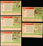 1955 Topps Bb- 5 Diff