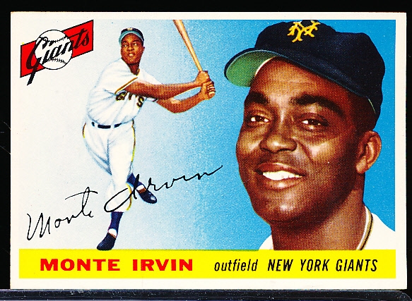1955 Topps Bb- #100 Monte Irvin, Giants
