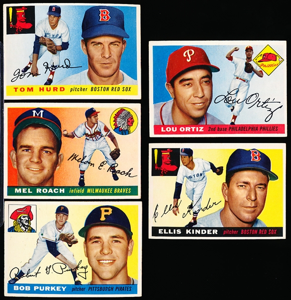 1955 Topps Bb- 5 Diff