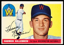 1955 Topps Bb- #124 Harmon Killebrew RC