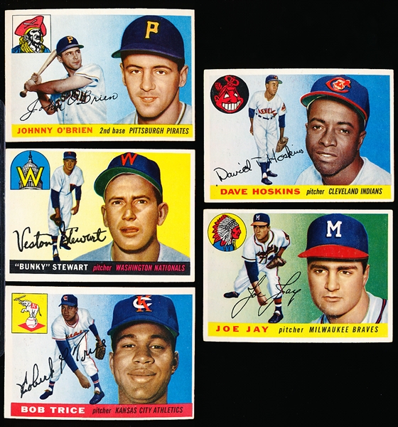 1955 Topps Bb- 5 Diff