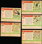 1955 Topps Bb- 5 Diff