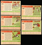 1955 Topps Bb- 5 Diff