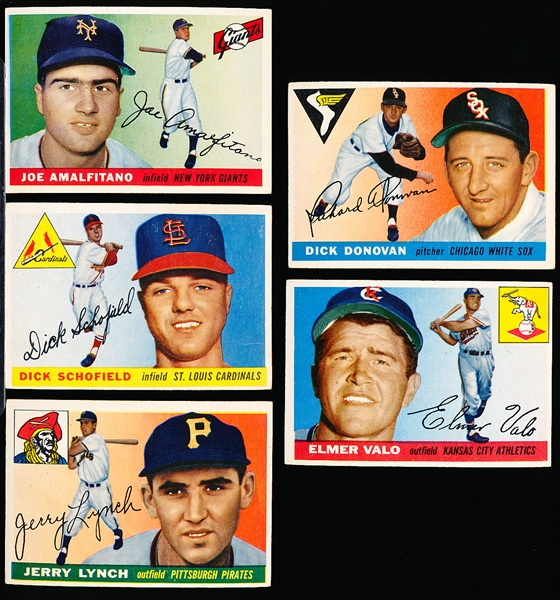 1955 Topps Bb- 5 Diff