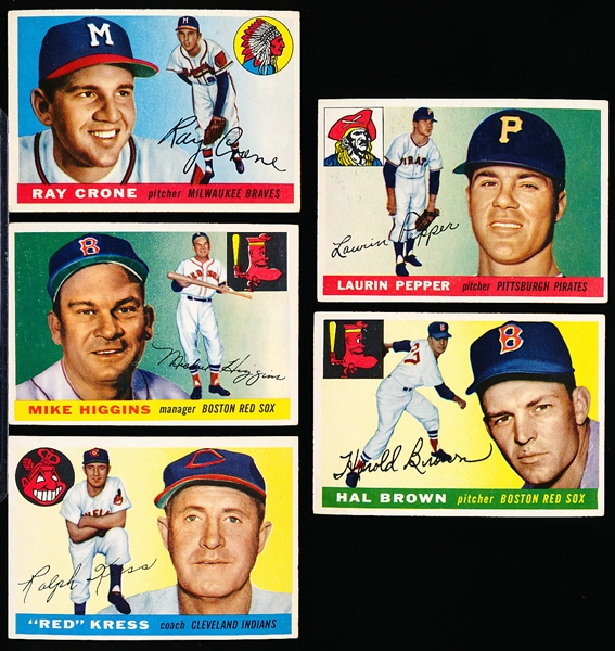 1955 Topps Bb- 5 Diff
