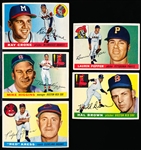 1955 Topps Bb- 5 Diff