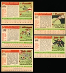 1955 Topps Bb- 5 Diff