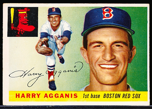 1955 Topps Bb- #152 Harry Agganis RC