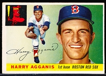 1955 Topps Bb- #152 Harry Agganis RC