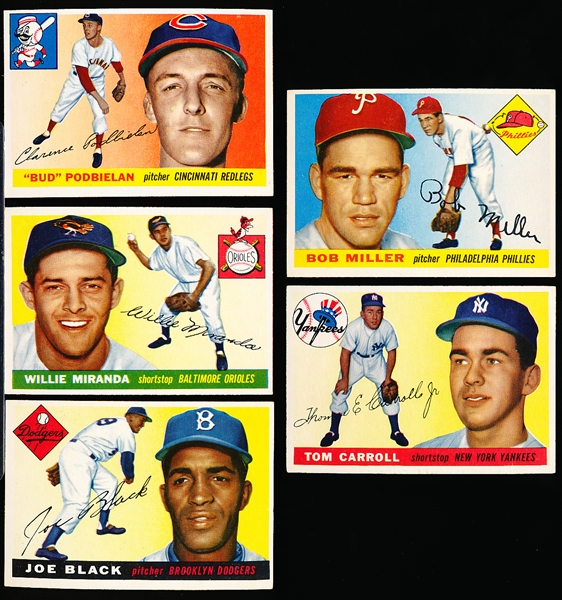 1955 Topps Bb- 5 Diff