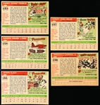 1955 Topps Bb- 5 Diff