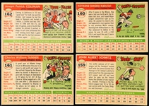 1955 Topps Bb- 4 Diff Hi#’s