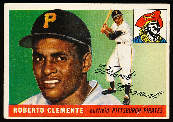 1955 Topps Baseball - #164 Roberto Clemente, Pirates- Rookie Card!