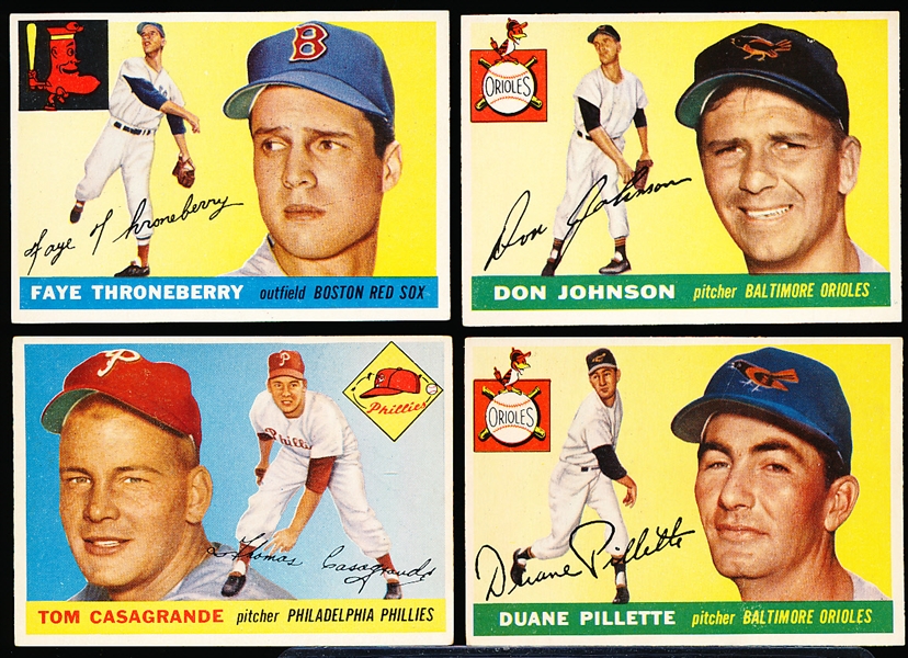 1955 Topps Bb- 4 Diff Hi#’s