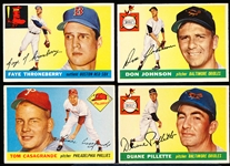 1955 Topps Bb- 4 Diff Hi#’s