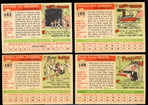 1955 Topps Bb- 4 Diff Hi#’s