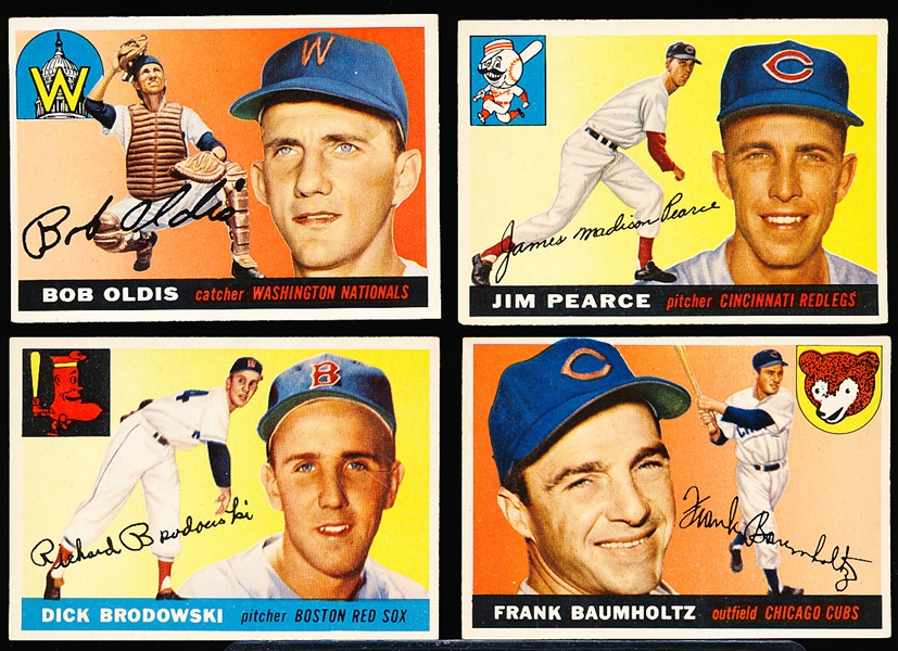 1955 Topps Bb- 4 Diff Hi#’s