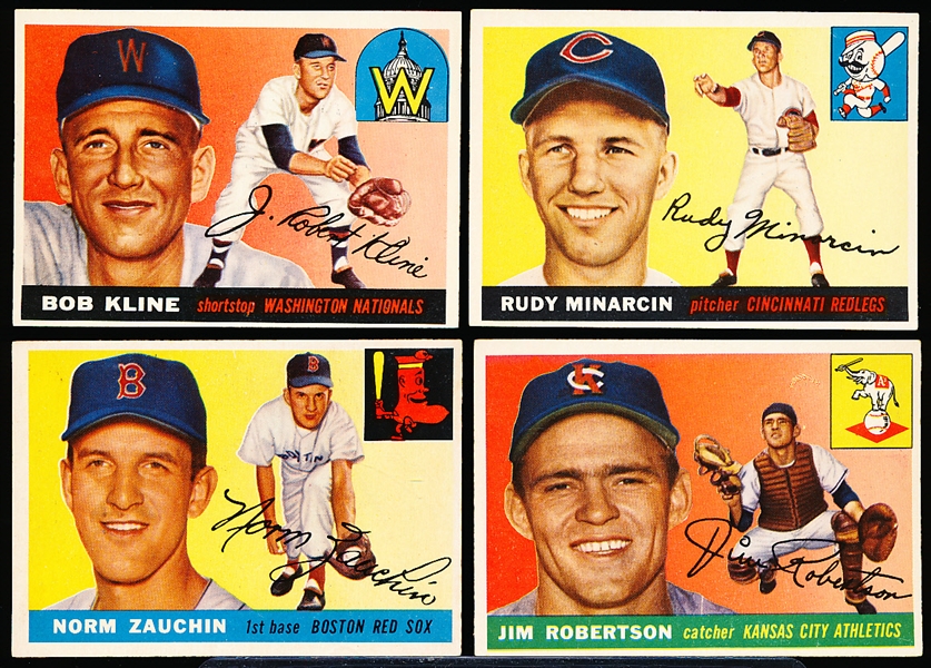 1955 Topps Bb- 4 Diff Hi#’s