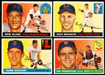 1955 Topps Bb- 4 Diff Hi#’s
