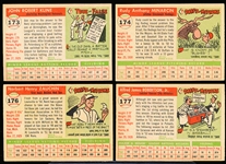 1955 Topps Bb- 4 Diff Hi#’s
