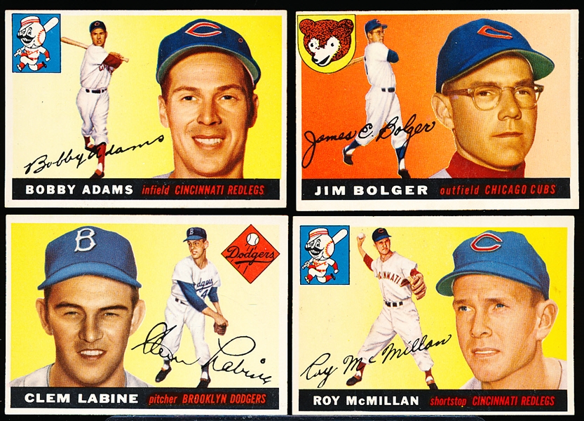 1955 Topps Bb- 4 Diff Hi#’s