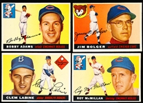 1955 Topps Bb- 4 Diff Hi#’s