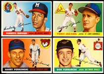 1955 Topps Bb- 4 Diff Hi#’s