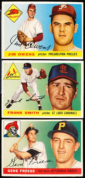 1955 Topps Bb- 3 Diff Hi#’s