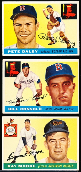 1955 Topps Bb- 3 Diff Hi#’s