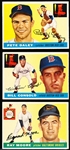 1955 Topps Bb- 3 Diff Hi#’s