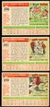 1955 Topps Bb- 3 Diff Hi#’s