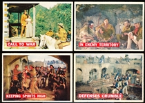1956 Davy Crockett- Orange backs- 4 Diff