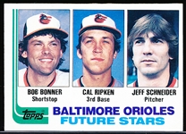 1982 Topps Bb- #21 Cal Ripken RC