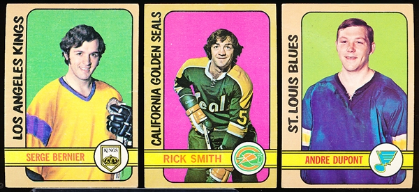 1972-73 Topps Hockey- 70 Asst
