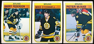 1982-83 O-Pee-Chee Hockey- Boston Bruins- 90 Asst