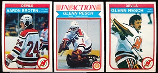 1982-83 O-Pee-Chee Hockey- New Jersey Devils- 65 Asst