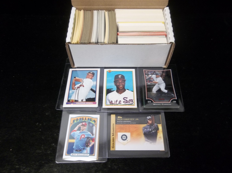 Baseball Card Star Lot- 350 Asst Stars- mostly 1980’s thru 2000’s