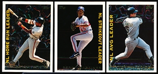 1995 Topps Bb- League Leaders Inserts- 30 Asst