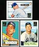 1996 Topps Bb- Mantle Reprint Inserts- 15 Asst