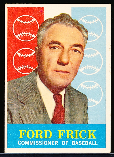 1959 Topps Bb- #1 Ford Frick